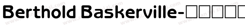 Berthold Baskerville字体转换